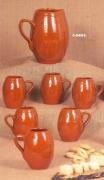 beer jug with 6 mugs